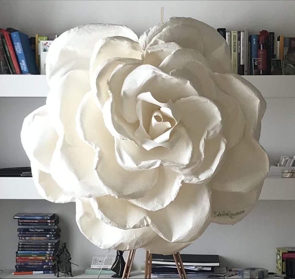 Big Paper Rose flower Made in Italy